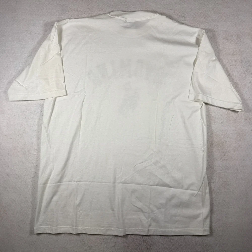 University of Wyoming T-Shirt Mens XXL White Steamboat Cowboy Logo NWT Cotton - Picture 7 of 7